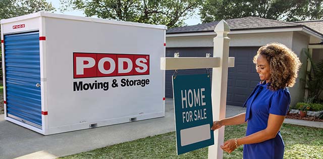 Home with for sale sign