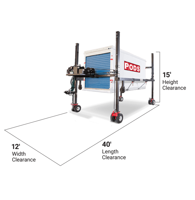 PODZILLA level-lift system for portable containers