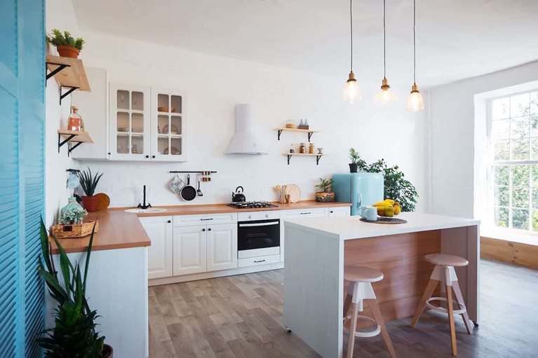 A recently renovated kitchen