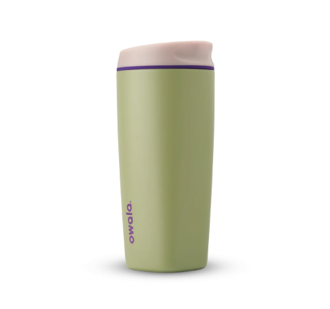 An image of owala’s SmoothSip cup in the Hip Cactus color