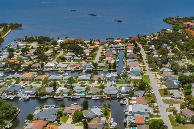 An quaint, waterfront community in Palm Harbor, Florida, with gorgeous views of the St. Joseph Sound.