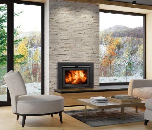 Can’t decide between a gas or wood-burning fireplace? A convertible fireplace is the way to go. 