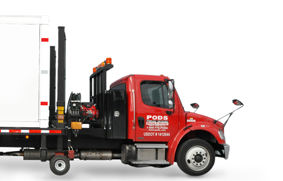 PODS Moving and Storage truck
